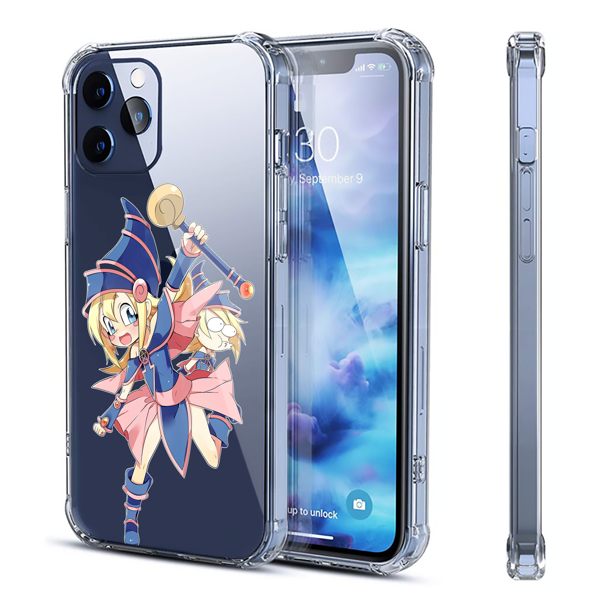 （画像用） 遊☆戯☆王 Yu-Gi-Oh! 【iPhone 12シリーズ対応】透明スマホケース（クリアソフトケース）
